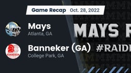 Recap: Mays  vs. Banneker  (GA) 2022