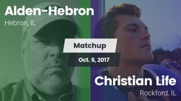 Matchup: Alden-Hebron vs. Christian Life  2017