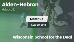 Matchup: Alden-Hebron vs. Wisconsin School for the Deaf 2018