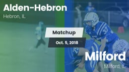 Matchup: Alden-Hebron vs. Milford  2018