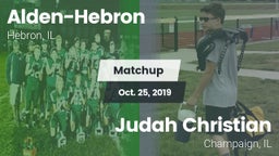 Matchup: Alden-Hebron vs. Judah Christian  2019