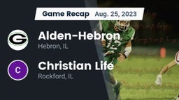 Recap: Alden-Hebron  vs. Christian Life  2023