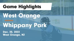 West Orange  vs Whippany Park  Game Highlights - Dec. 20, 2022
