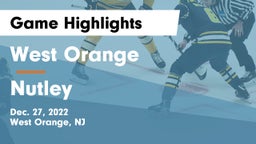 West Orange  vs Nutley  Game Highlights - Dec. 27, 2022