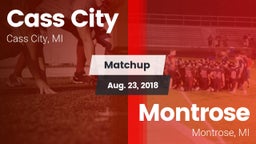 Matchup: Cass City vs. Montrose  2018