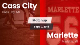 Matchup: Cass City vs. Marlette  2018