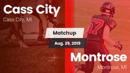 Matchup: Cass City vs. Montrose  2019
