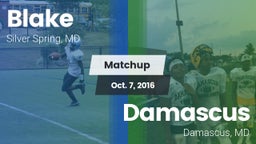 Matchup: Blake vs. Damascus  2016