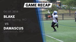 Recap: Blake  vs. Damascus  2016