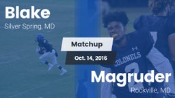 Matchup: Blake vs. Magruder  2016