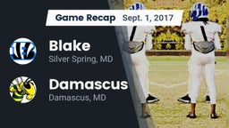 Recap: Blake  vs. Damascus  2017