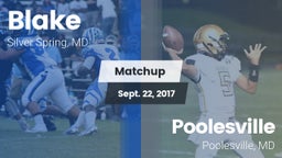 Matchup: Blake vs. Poolesville  2017