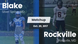 Matchup: Blake vs. Rockville  2017