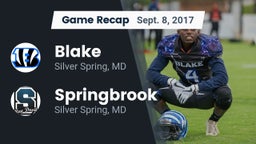 Recap: Blake  vs. Springbrook  2017