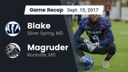 Recap: Blake  vs. Magruder  2017