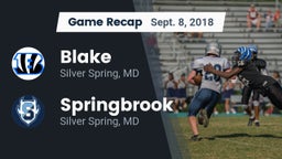Recap: Blake  vs. Springbrook  2018