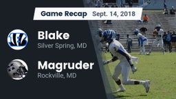 Recap: Blake  vs. Magruder  2018