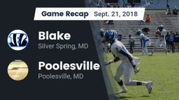 Recap: Blake  vs. Poolesville  2018