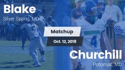 Matchup: Blake vs. Churchill  2018