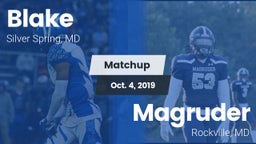 Matchup: Blake vs. Magruder  2019