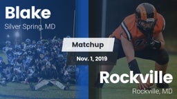 Matchup: Blake vs. Rockville  2019