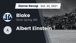 Recap: Blake  vs. Albert Einstein  2021