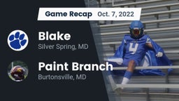 Recap: Blake  vs. Paint Branch  2022