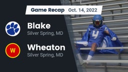 Recap: Blake  vs. Wheaton  2022