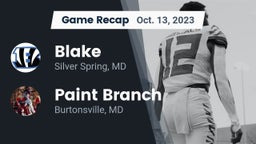 Recap: Blake  vs. Paint Branch  2023