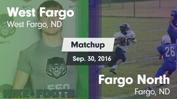 Matchup: West Fargo vs. Fargo North  2016