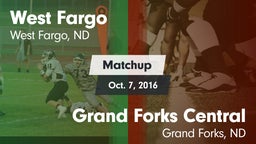 Matchup: West Fargo vs. Grand Forks Central  2016