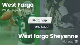 Matchup: West Fargo vs. West fargo Sheyenne  2017