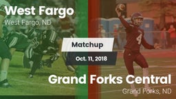 Matchup: West Fargo vs. Grand Forks Central  2018