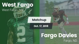 Matchup: West Fargo vs. Fargo Davies  2018