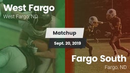 Matchup: West Fargo vs. Fargo South  2019