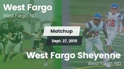Matchup: West Fargo vs. West Fargo Sheyenne  2019