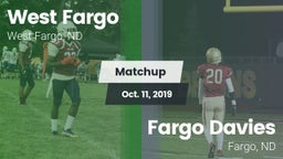 Matchup: West Fargo vs. Fargo Davies  2019