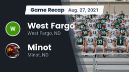 Recap: West Fargo  vs. Minot  2021