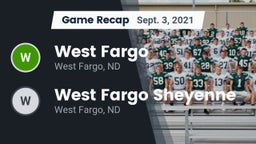 Recap: West Fargo  vs. West Fargo Sheyenne  2021