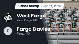 Recap: West Fargo  vs. Fargo Davies  2023