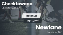Matchup: Cheektowaga vs. Newfane  2016