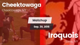 Matchup: Cheektowaga vs. Iroquois  2016
