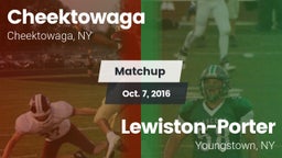 Matchup: Cheektowaga vs. Lewiston-Porter  2016