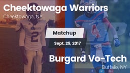 Matchup: Cheektowaga Warriors vs. Burgard Vo-Tech  2017