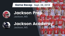 Recap: Jackson Prep  vs. Jackson Academy  2018