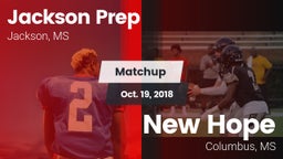 Matchup: Jackson Prep vs. New Hope  2018