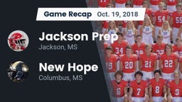Recap: Jackson Prep  vs. New Hope  2018