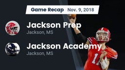 Recap: Jackson Prep  vs. Jackson Academy  2018