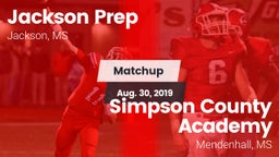 Matchup: Jackson Prep vs. Simpson County Academy 2019