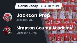 Recap: Jackson Prep  vs. Simpson County Academy 2019